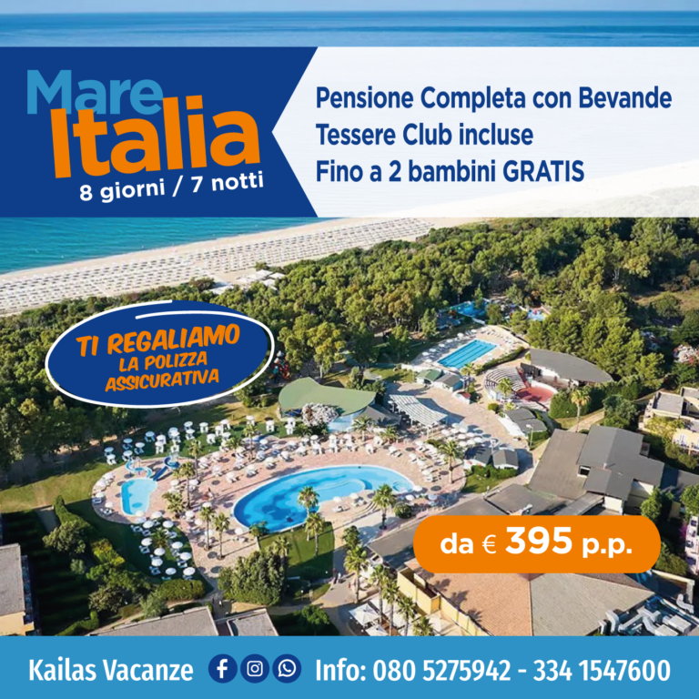 Mare Italia - Maggio e Giugno 2026